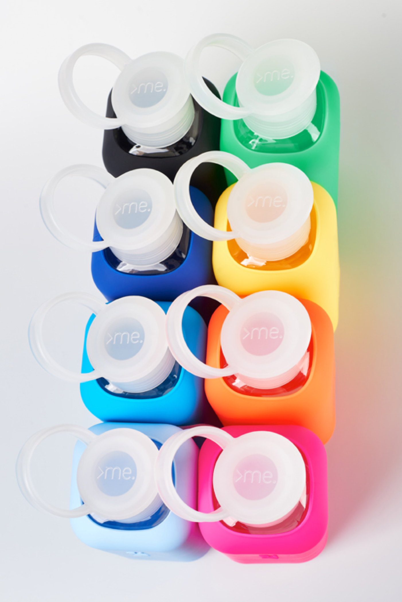 Squireme - Glass Bottle with Silicone Sleeve