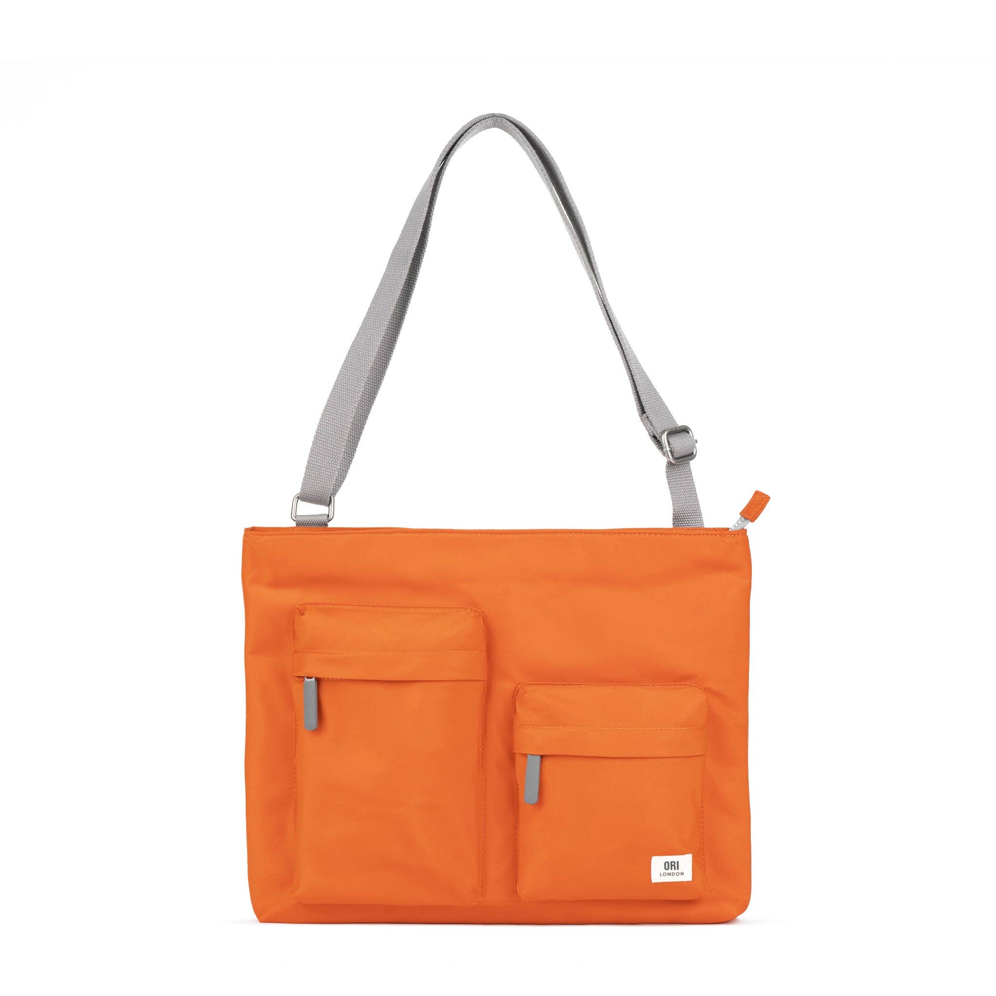 Moorgate Messenger Bag in Burnt Orange Nylon