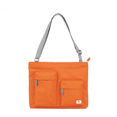 Moorgate Messenger Bag in Burnt Orange Nylon