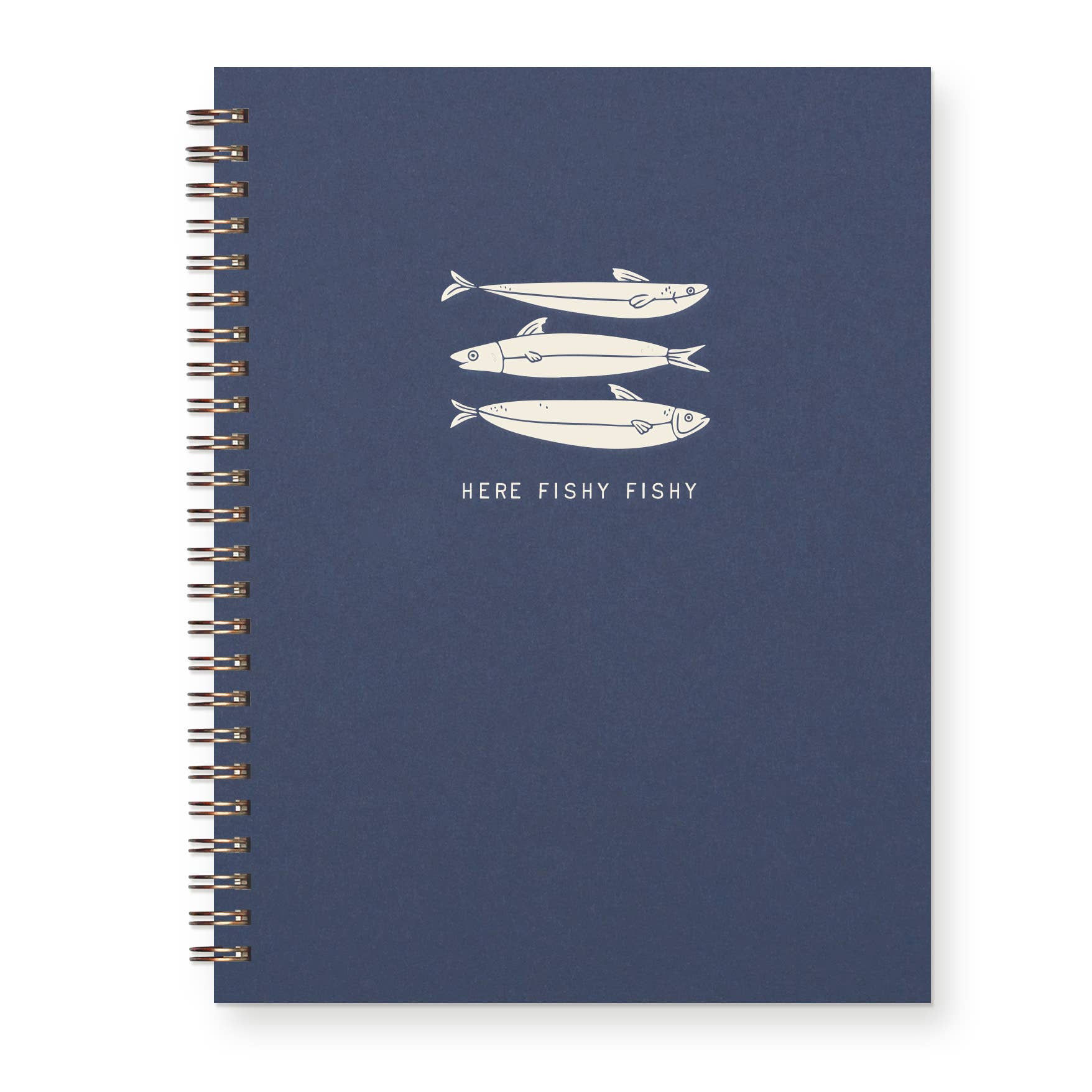 Here Fishy Fishy Journal : Lined Notebook
