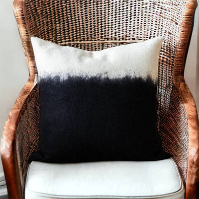 Eclipse Felted Wool Throw Pillow