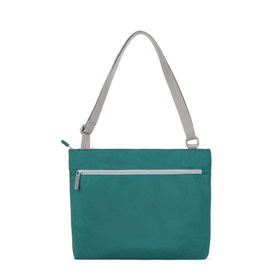 Moorgate Messenger Bag in Teal Nylon