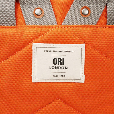 Richmond Backpack in Atomic Orange Canvas