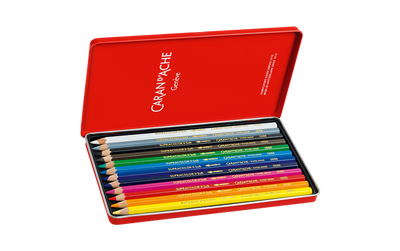 SUPRACOLOR Aquarelle Watercolor Pencils, 12 Colors