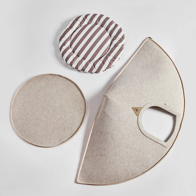 Mod Felt Pet Cave in Cream