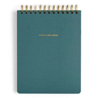 Notes & Ideas Top Spiral 7x9 Notebook