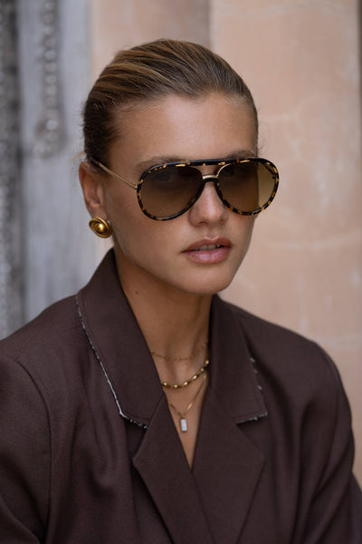 Shay Unisex Aviator Sunglasses