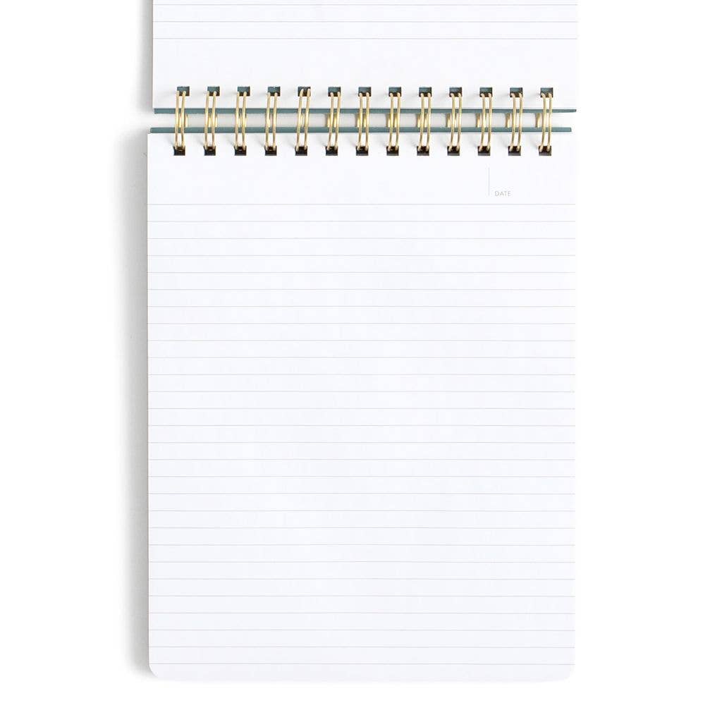 Notes & Ideas Top Spiral 7x9 Notebook