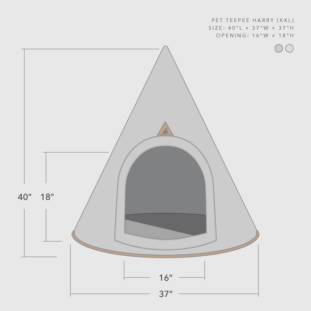 Mod Felt Pet Cave in Cream