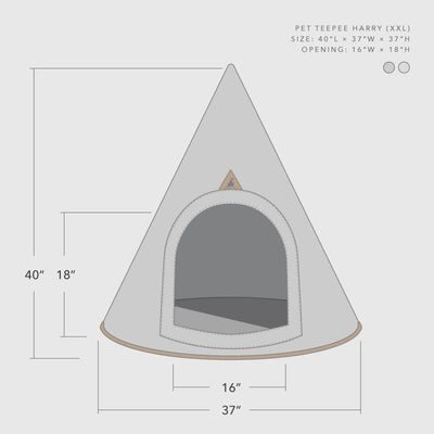 Mod Felt Pet Cave in Cream