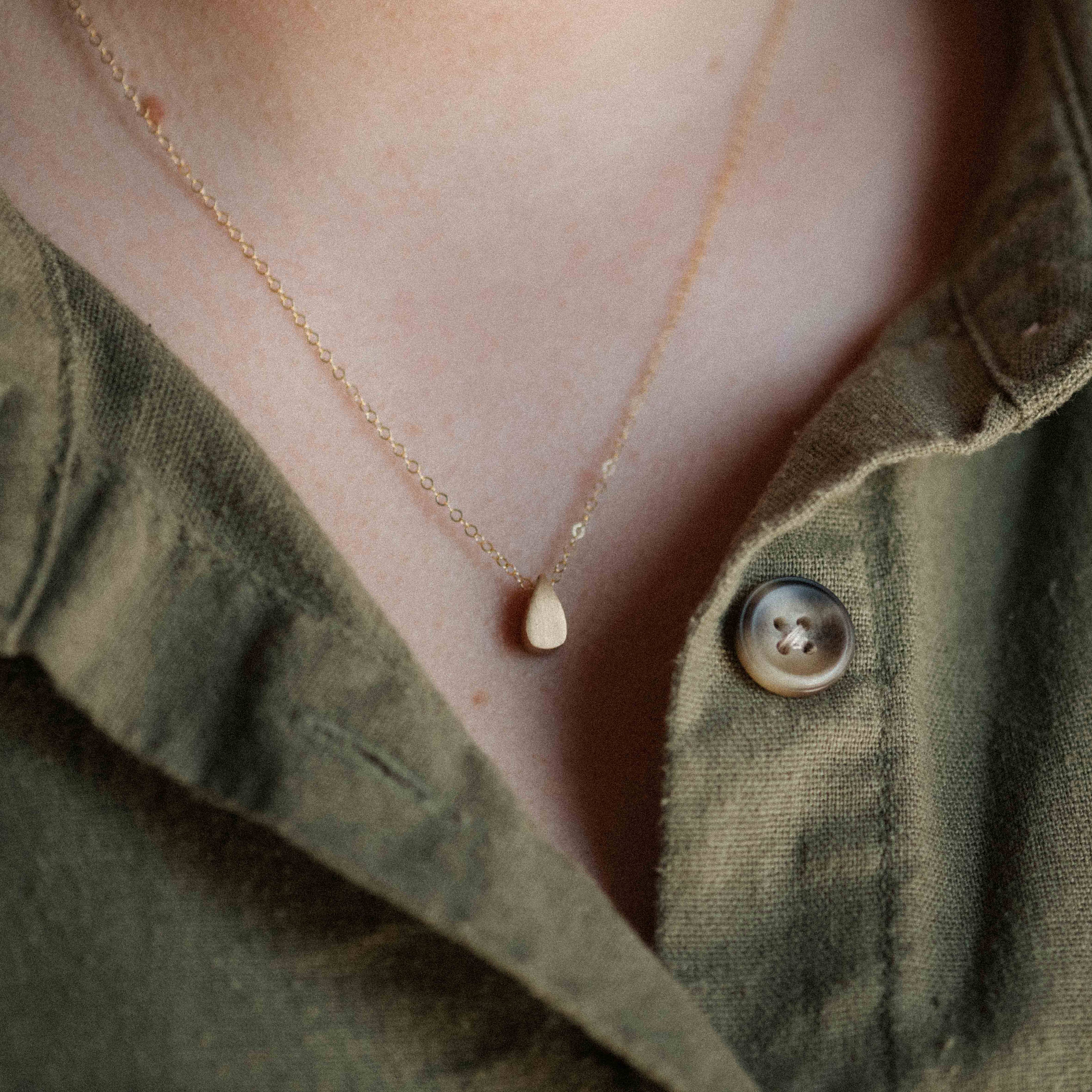 Rain Necklace // Demi-Fine Gold