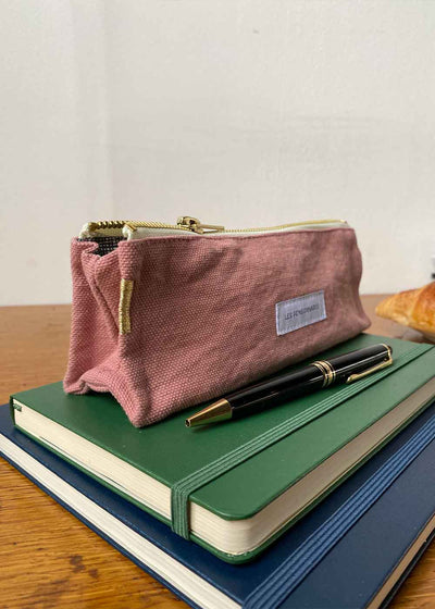 Lyon Pencil Case | Rosewood