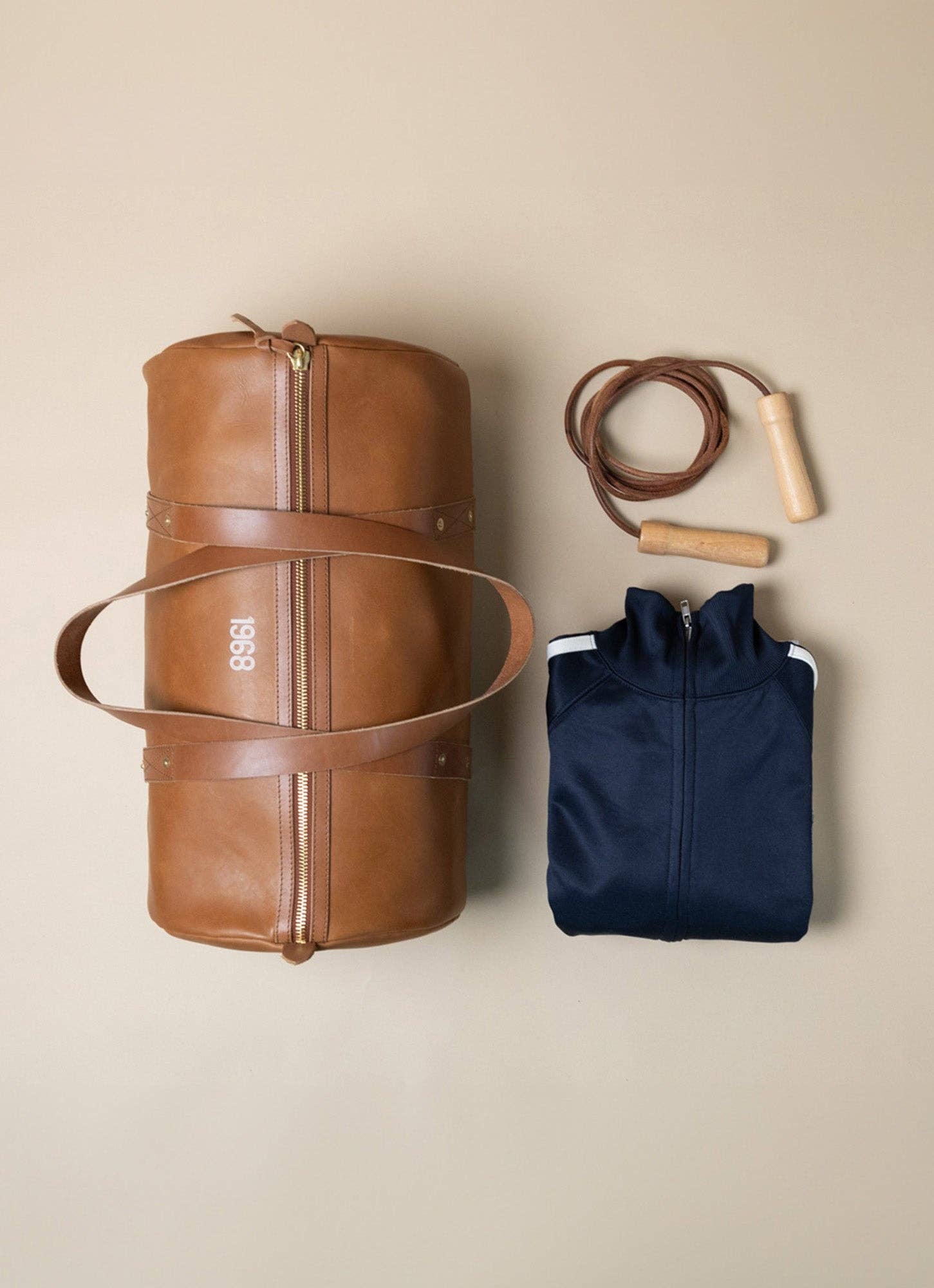 Full-Grain Leather Gym Bag – 1968