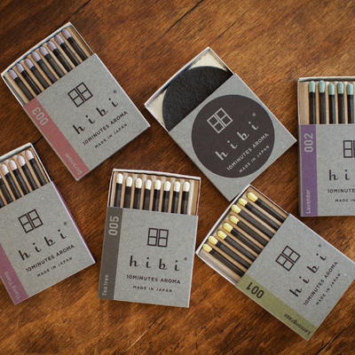 Hibi - Box of 8 Incense Matches: Osmanthus (Fragrant Olive)