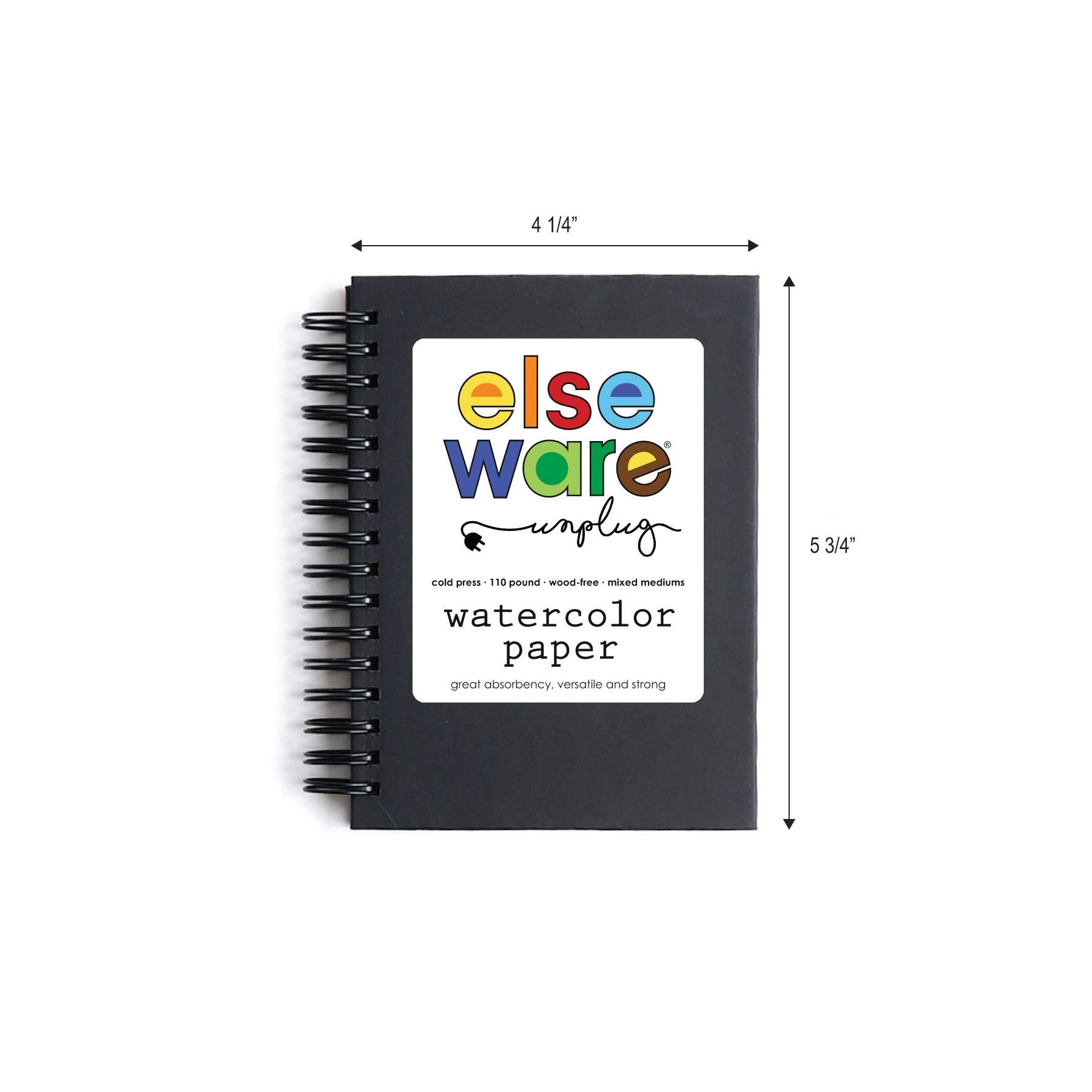 Watercolor Paper Pad - Small - 5.8x4.3in - 110lb Cotton Rag