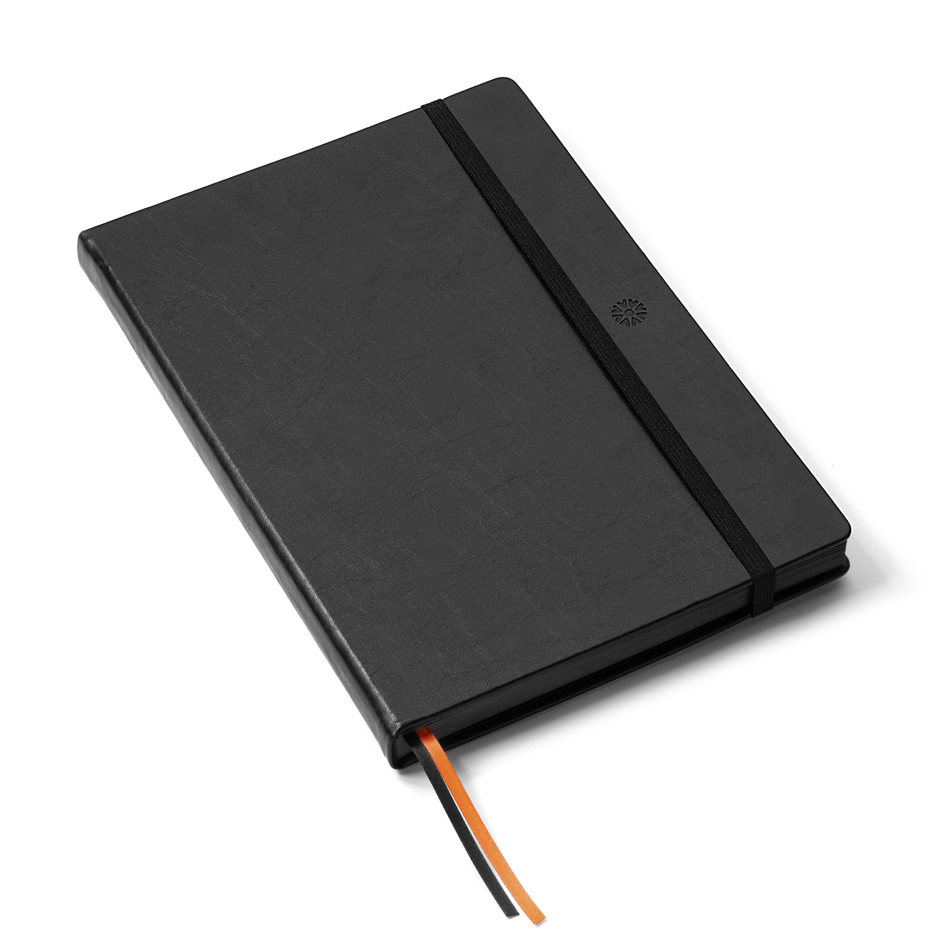 Pitch Black Dot Grid Notebook | A5 Size (Black Pages)