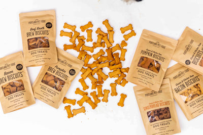 Grain and Gluten Free Bacon Dog Biscuits