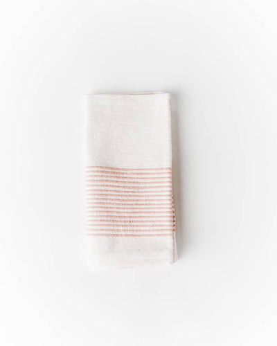 Riviera Cotton Napkin | Grey Stripe