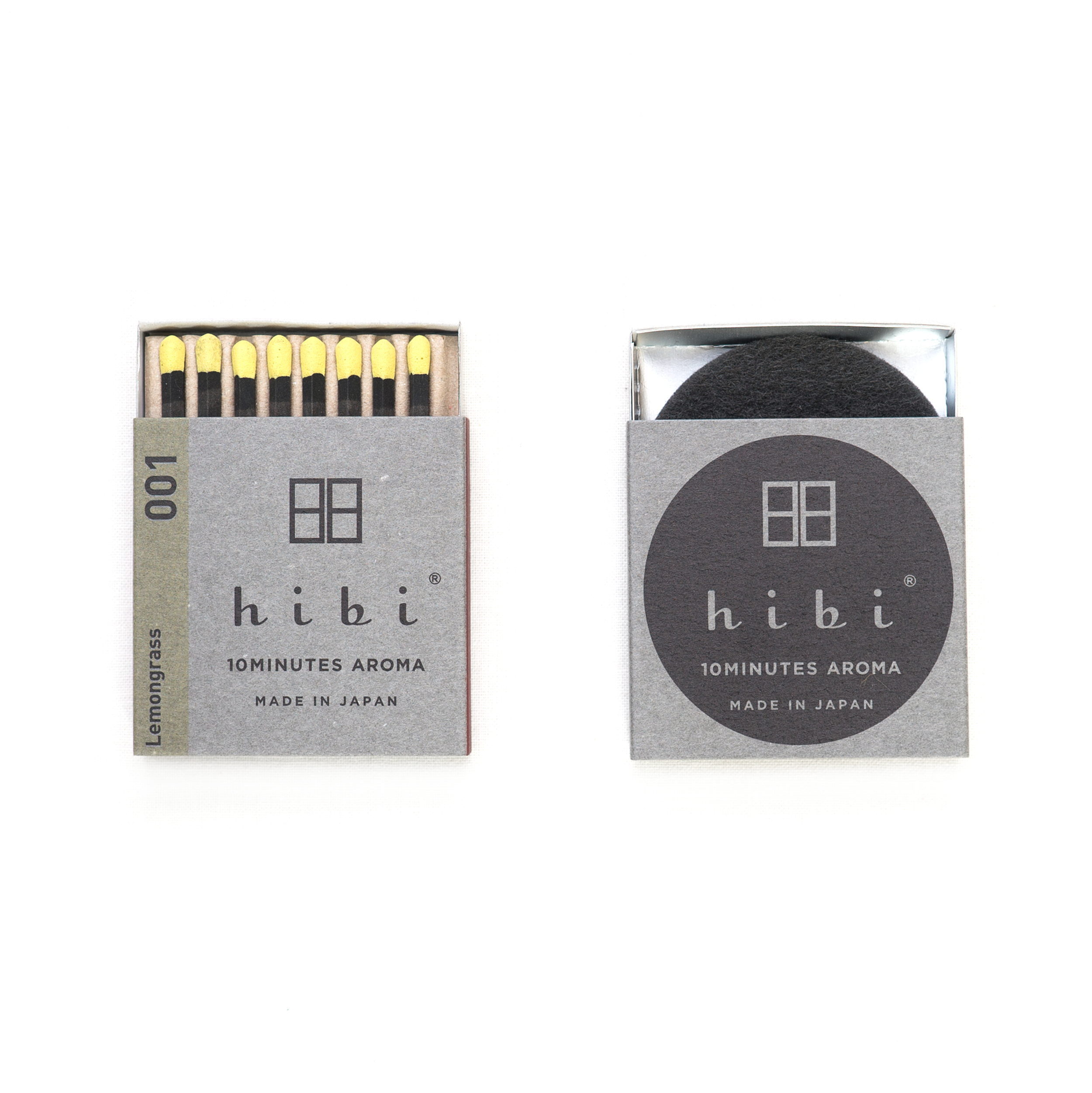 Hibi - Box of 8 Incense Matches: Oakmoss