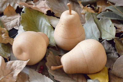 Pear Toothpick Holder – Handcrafted/ Natural Storage Box