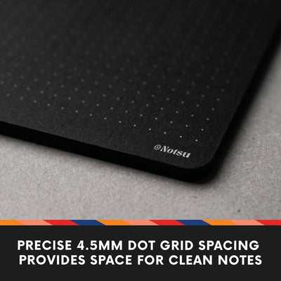 Black Paper Dot Grid Desk Notepads – Set of 2