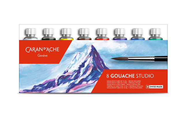 Gouache Studio 10 mL Tubes of Paint s/8