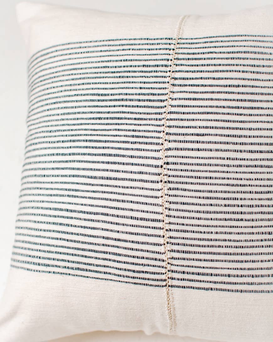 18" Riviera Hand-Stitch Throw Pillow Cover