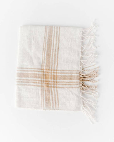 Cabin Hatch Cotton Hand Towel | Grey Stripe