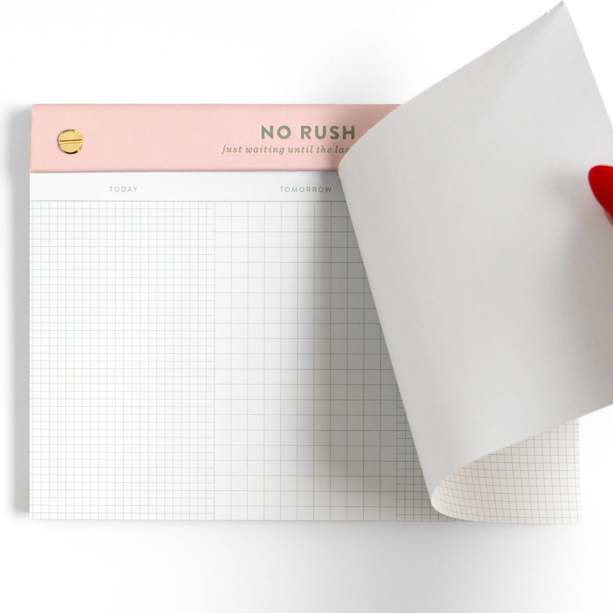 No Rush 6x8 Notepad