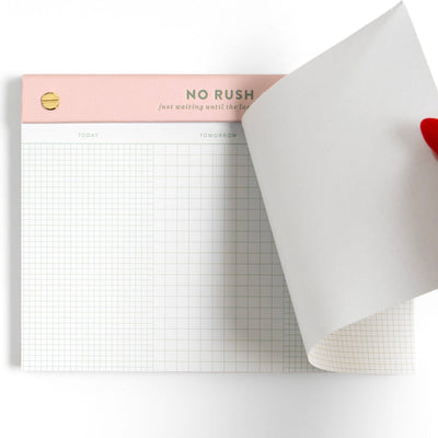 No Rush 6x8 Notepad