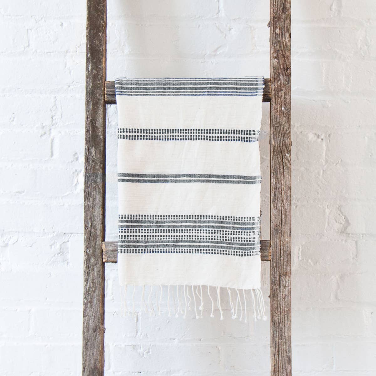 Aden Cotton Hand Towel | Beige Stripe