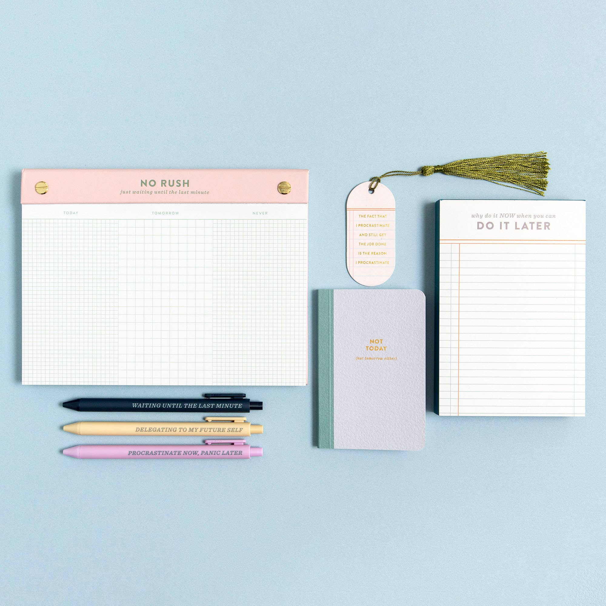 No Rush 6x8 Notepad