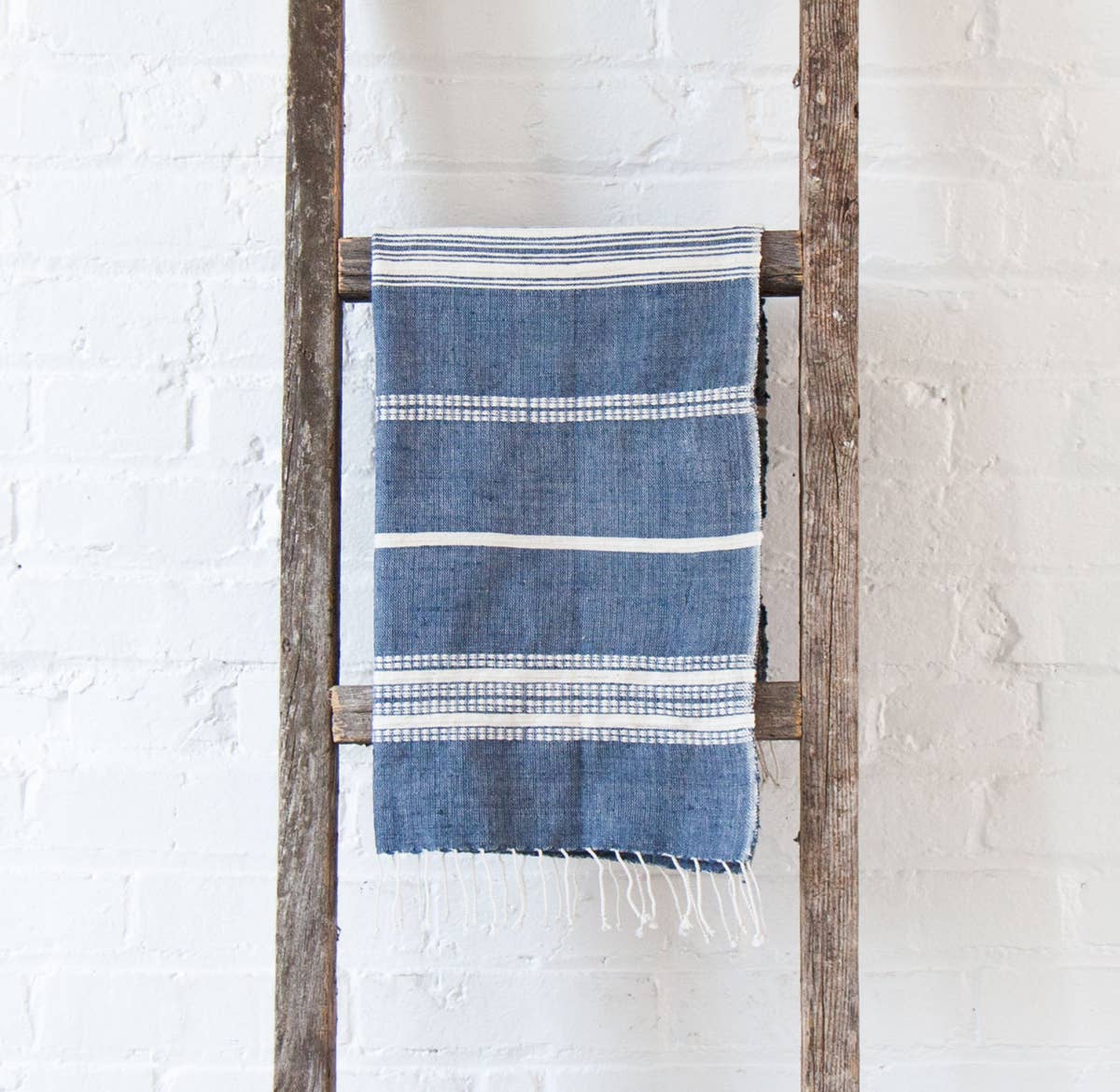 Aden Cotton Hand Towel | Beige Stripe
