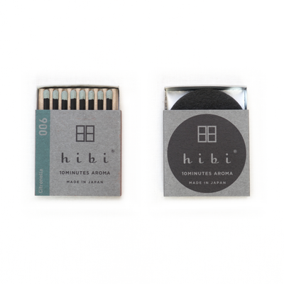 Hibi - Box of 8 Incense Matches: Osmanthus (Fragrant Olive)