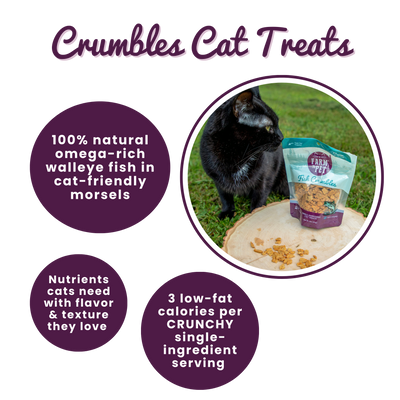 Fish Crumbles Cat Treats
