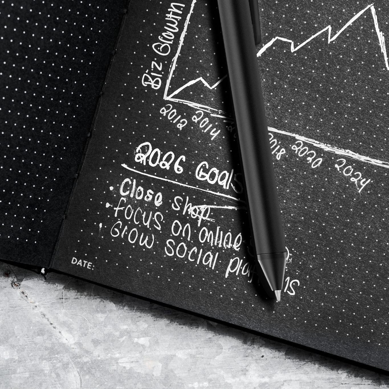 White Ink Pen Set, 1.1mm Bold for Black Paper (4)