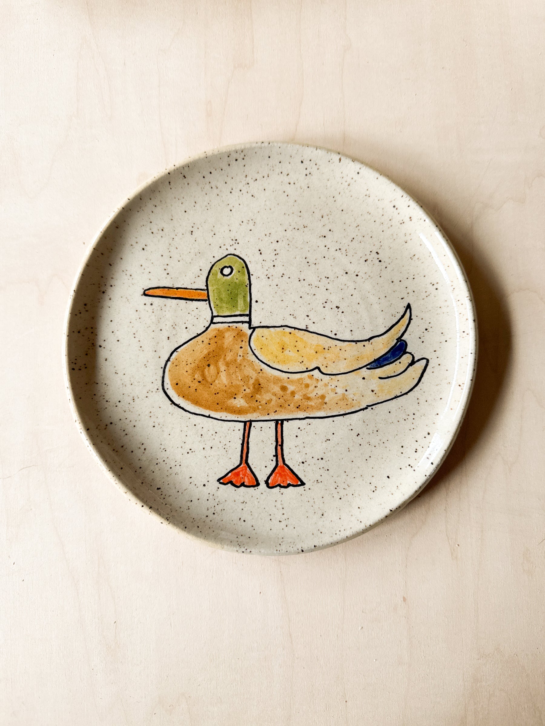 Duck Round Plate