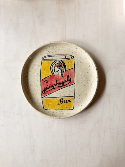Leinie Can Round Plate