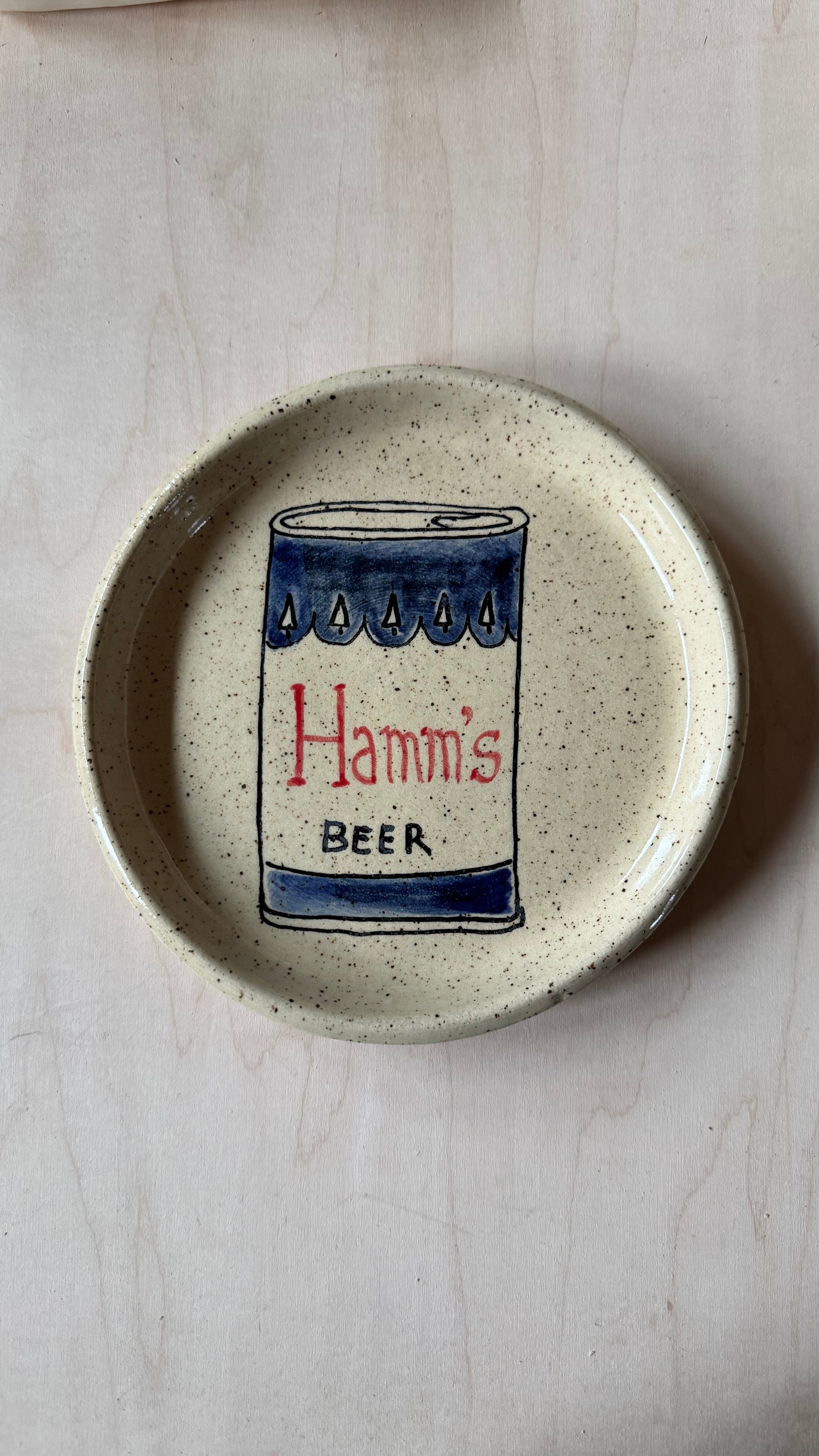 Hamms Can Round Plate