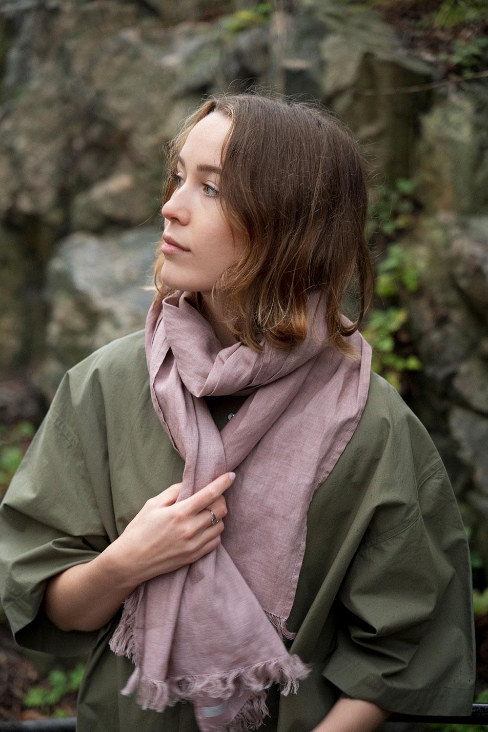 Roserie Scarf Rose