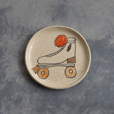 Rollerskate Round Plate
