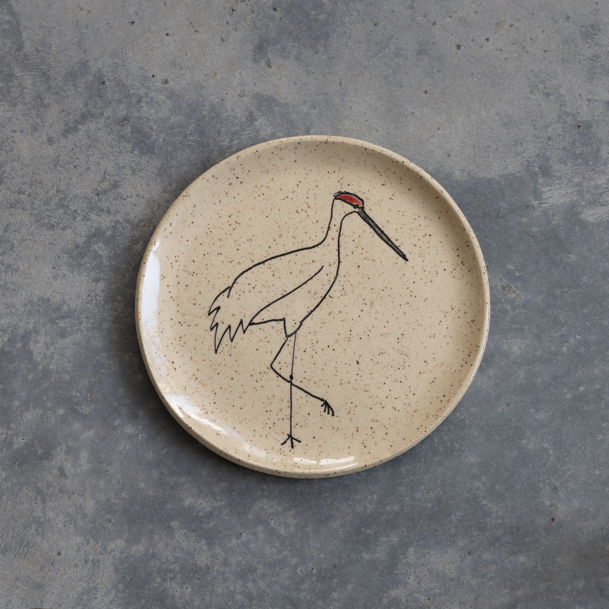 Sandhill Crane Plate