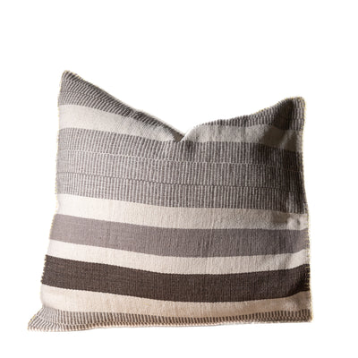 Montclair 20"x20" Grey Stripe Pillow