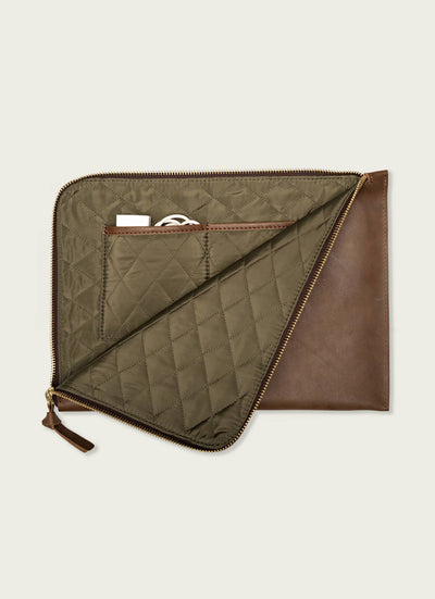 Full-Grain Leather Laptop Sleeve – 16"