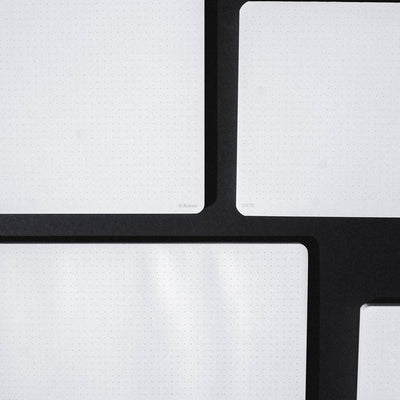 Dot Grid Desk Notepad, 8.5x5.5" Chipboard Back (2-Pack)