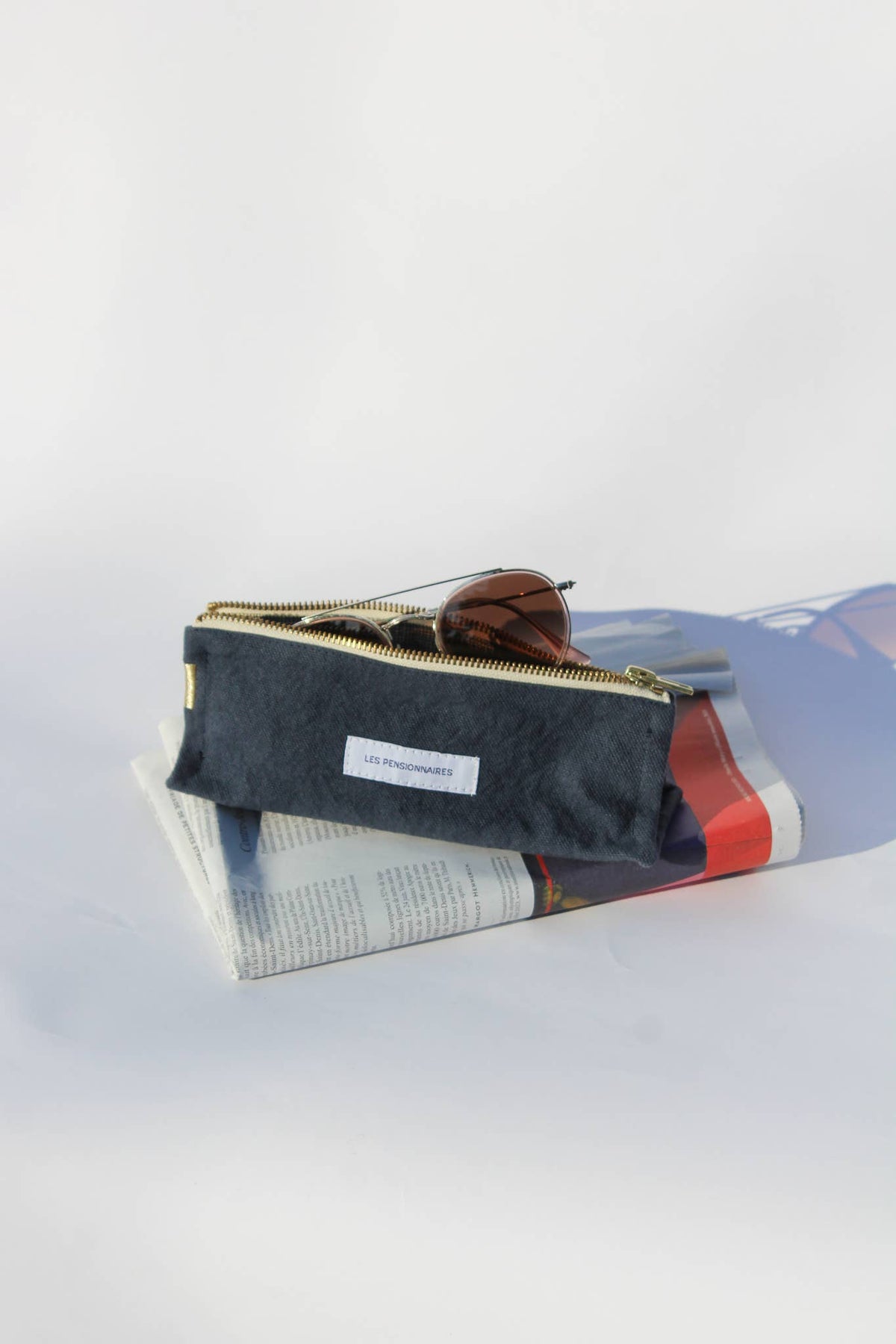 Lyon Pencil Case | Storm Blue