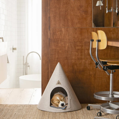 Mod Felt Pet Cave in Cream
