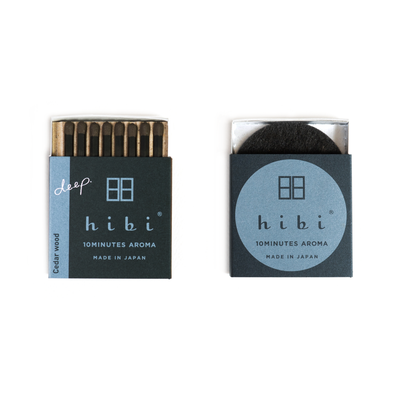 Hibi - Box of 8 Incense Matches: Geranium
