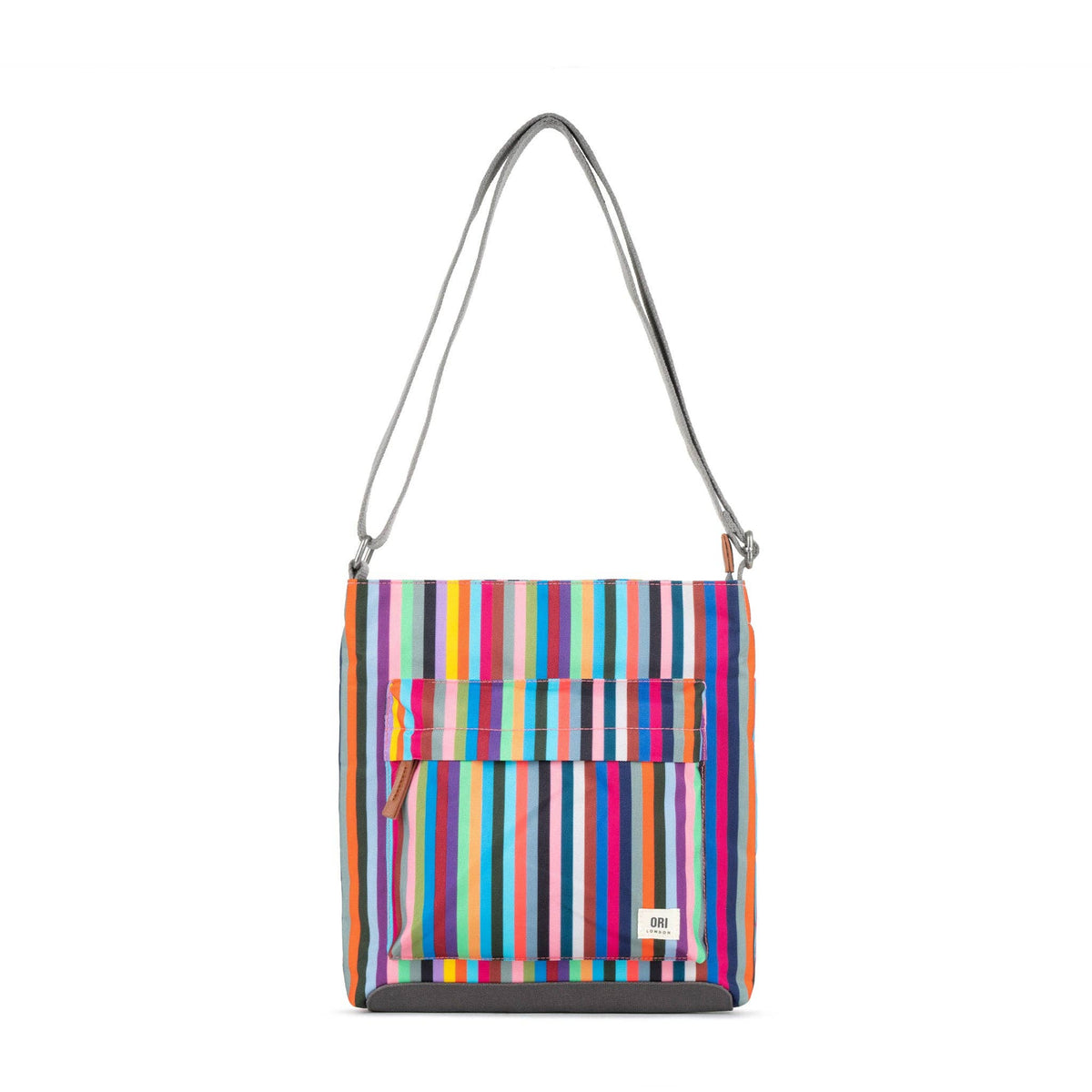 Kennington Crossbody Bag in Multi Stripe Canvas