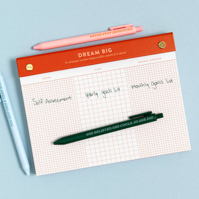 Dream Big 6x8 Notepad